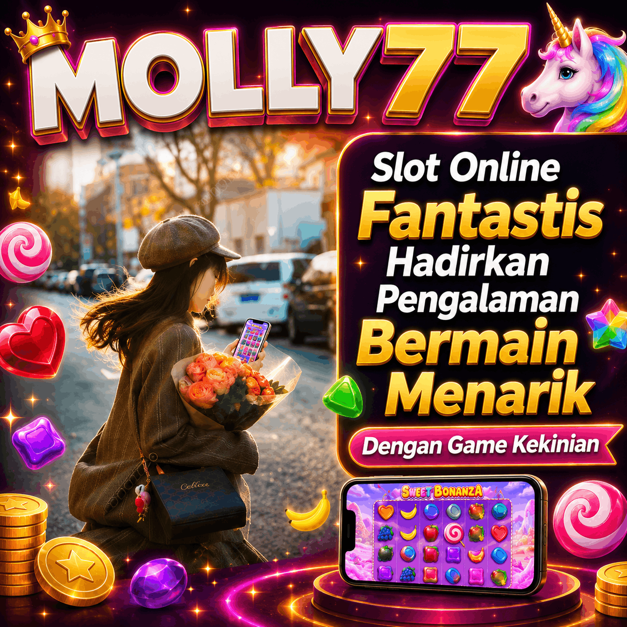 MOLLY77 🦄 Slot Online Fantastis Hadirkan Pengalaman Bermain Menarik Dengan Game Kekinian